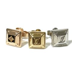 LOUIS VUITTON ピアス インスティンクト LV ブックル モノグラム