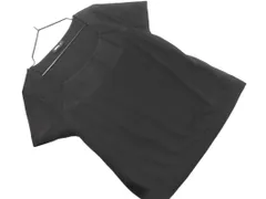 COMME CA ISM コムサイズム スクエアネック カットソー sizeM/黒 ■◆ レディース