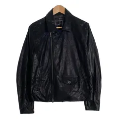 International Gallery BEAMS インターナショナルギャラリービームス PER BACCO ゴートレザー ダブルライダースジャケット ブラック 11-18-2073-730 Size 46のサムネイル