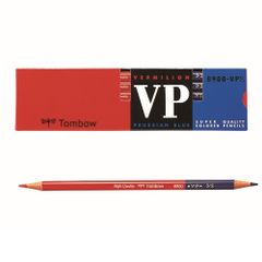 1ダース (7:3) 朱藍 丸軸 8900-VP7/3 赤青鉛筆 トンボ鉛筆