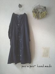 ハンドメイド　ミナペルホネンchoucho切り替えワンピース