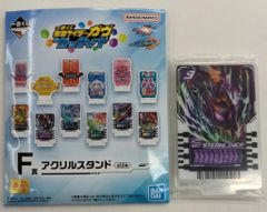BANDAI SPIRITS 이치 반 쿠지 가면 라이더 가브 & 갓챠드 F상 스팀 라이너 (라이드 케미 카드) 아크릴 스탠드