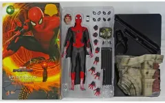 【中古】フィギュア スパイダーマン(バトル版)[プロモ・エディション] 「スパイダーマン：ノー・ウェイ・ホーム」 ムービー・マスターピース 1/6 アクションフィギュア トイサピエンス限定