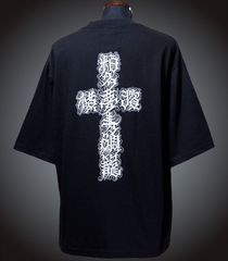 kustomstyle カスタムスタイル ビッグシルエット Ｔシャツ (KST2512BK) kanji cross 粕多夢寿鯛籠 カラー：ブラック 5,940円(内税)