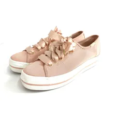 Kate spade ケイトスペード×ケッズ 表記サイズ:23.5 サテンリボン スニーカー  ピンク   レディース　240001127528