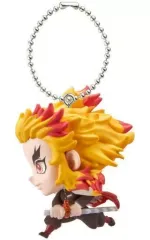 【中古】食玩 キーホルダー 1.煉獄杏寿郎 「鬼滅の刃ディフォルメマスコット4」