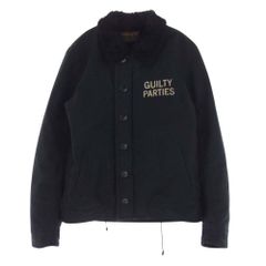 WACKO MARIA ワコマリア ミリタリージャケット GUILTY PARTIES N-1 裏ボア ファー デッキジャケット ブラック系 S【中古】