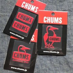 3枚セット CHUMS チャムス Emboss Sticker Red