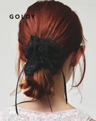 GOLDY/ゴールディ/レース リボン ハング シュシュ/アクセサリー/6240603