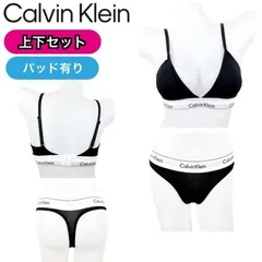 カルバンクライン calvin klein ブラジャー ブラ 下着 セットアップ ブラック(Tバック) QF5650 F3786 アンダーウェア インナー パッドあり パンツ ショーツ Tバック CALVIN KLEIN 新品 正規品 未使用品