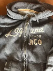 Hollister(ホリスター) 裏起毛 正規品 フード付き ジップアップパーカー