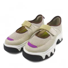 ロデオクラウンズ Rodeo Crowns DADSOLE SNEAKER スニーカー 23.5㎝ ベージュのサムネイル