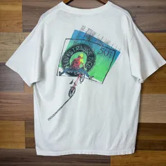 80s Levi's リーバイス 501 グラフィック アート デザイン T-sh Tシャツ サイズ メンズ XL位 シングルステッチ 80年代 VINTAGE 古着 r25070831/その他