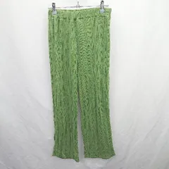 ◇ Θ FREAK'S STORE フリークスストア ウエストゴム イージー リブパンツ サイズF グリーン レディース E  【1506230017737】