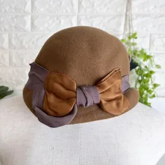 おしゃれca4laカシラ ベレー帽リボン黒ブラック グレー ウール ふわふわ別珍 おしゃれca4laカシラ ベレー帽リボン黒ブラック グレー ウール