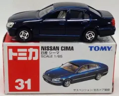 【中古】トミカ 1/65 日産 シーマ(ネイビー/赤箱) 「トミカ No.31」