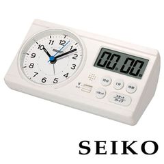 SEIKO セイコークロック タイマー付き KR521W 勉強タイマー 学習タイマー 時計 受験 時計 置時計 学習時計 目覚まし時計 国内正規品