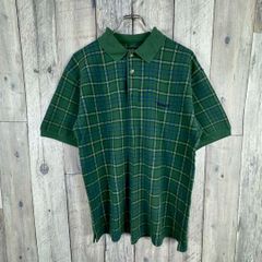 希少 90s Ralph Lauren ポロシャツ タータンチェック M 緑 - メルカリ