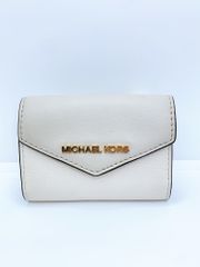 Michael Kors/マイケルコース　キーケース　キーリング　コインケース併用　ベージュ/ゴールド　ジップあり　YY113