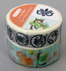 【中古】シール・ステッカー なつまつり＆ポケ紋 キタカミの里 マスキングテープ2本セット 「ポケットモンスター スカーレット・バイオレット ゼロの秘宝」 ポケモンセンター限定