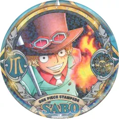 【中古】バッジ・ピンズ [単品] サボ 輩～YAKARA～缶バッジ 「劇場版 ワンピース STAMPEDE 輩～YAKARA～缶バッジ4個セット」 セブンネット限定 第2弾ムビチケカード特典