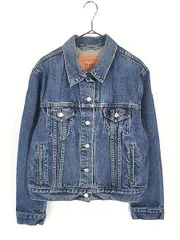 レディース 古着 90s USA製 Levi's 77715-0289 デカタグ ビッグシルエット デニム ジャケット Gジャン L 古着 