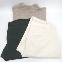 ◇ ⊇ 《 UNIQLO ユニクロ まとめ売り3点セット 大きいサイズ スラックスパンツ レディース 》 E  【1409240017288】