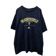 adidas 半袖 プリントTシャツ XL ブラック アディダス クルーネック ビッグサイズ 古着卸 アメリカ仕入 a704-5133