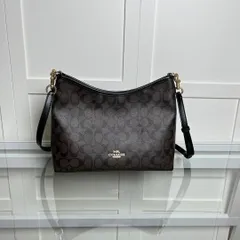 新品未使用 COACH コーチ ショルダーバック シグネチャー ダークブラウン