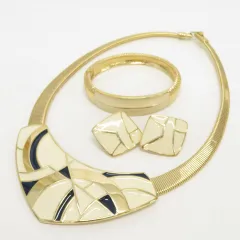 TRIFARI トリファリ ヴィンテージ アクセサリー 3点セット ネックレス ブレスレット イヤリング z893745