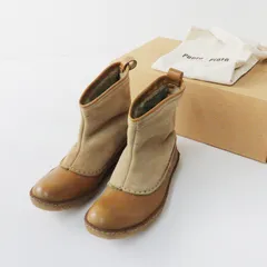 イタリア製【極美品】Punto Pigro ムートンブーツ 茶 レザー 36 イタリア製【極美品】Punto Pigro ムートンブーツ 茶 レザー 36