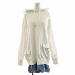 ディーゼル DIESEL パーカー ロング丈 ドッキング S 白 ホワイト 青 ブルー /AN30 レディース SALE】 大きいサイズ メンズ DIESEL ディーゼル S-ALBY-MK