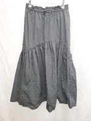 ◇ ⊂ CIAOPANIC TYPY チャオパニックティピー ギャザー ロング フレア スカート サイズONE ブラック レディース P  【1409250042126】