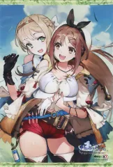 【中古】タペストリー [単品] ライザ＆クラウディア・バレンツ 描き下ろしB2タペストリー 「PS4/Switchソフト ライザのアトリエ ～常闇の女王と秘密の隠れ家～ ファミ通DXパック」 同梱特典