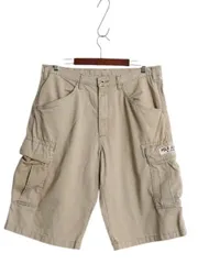 【お得なクーポン配布中!】 ポロジーンズ ラルフローレン コットン チノ カーゴ ショーツ メンズ 34 古着 ショートパンツ 短パン ミリタリー ノータック ハイウエスト