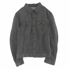 Scye サイ コットンリネン Gジャン スナップ ギャザー ウェスト ジャケット グレー系 36【中古】のサムネイル
