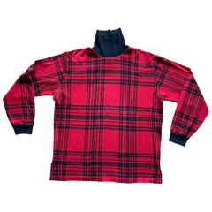 ラルフローレン アメリカ古着 Lサイズ made in USA ポロ オールドタグ ロングTシャツ タートルネック