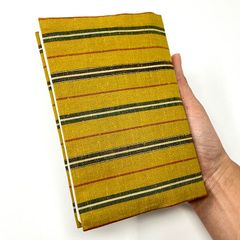 着物リメイク 布ブックカバー つむぐ工房 遠州綿紬 秋郊/うららか 文庫本サイズ リバーシブル ハンドメイド B162
