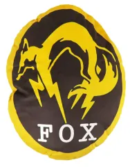 メタルギアソリッド　クッション METAL GEAR SOLID 部隊章ダイカットクッション | オンライン