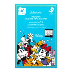 お得な2箱セット！ディズニー×JMソリューション フォトピックモイスチャーマスク HA(ヒアルロン酸) 10枚入り ミッキー＆フレンズ柄 かわいい スキンケア
