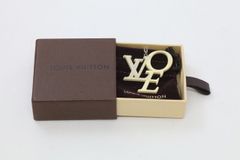 【訳あり品】ルイヴィトン アクセソワール テレフォンヌ ザッツラブ LOVE ストラップなし ネックレス