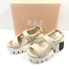 【新品未使用品!!送料無料!!】R&E ROSESSENCE アールアンドイー パデッドタンクソールサンダル レディース Mサイズ
