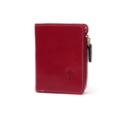 アルベロ 財布 ALBERO 二つ折り 二つ折り財布 PIERROT ピエロ 小銭入れ 縦型 薄い 本革 革 レザー レディース 6434 フクシアピンク(30)のサムネイル