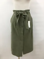 ナチュラルビューティーベーシック NATURAL BEAUTY BASIC スカート M ベルト付き 未使用 2504WS009