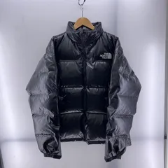 【中古】eYe JUNYA WATANABE MAN×THE NORTH FACE W-NAME FauxLeatherDownJacket BLACK sizeL　ジュンヤワタナベマン[24]