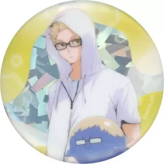 【中古】バッジ・ビンズ 月島蛍 「ハイキュー!! トレーディングホログラム缶バッジ ビーチボールver.」