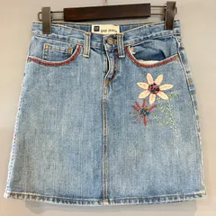 GAP jeans ギャップ ジーンズ デニムスカート 刺繍 キッズ ジュニア ガールズ 160cm