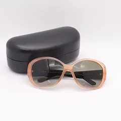 良品 ケース付 ラルフローレン サングラス RL8091 クリアピンクフレーム イタリア製 KYM