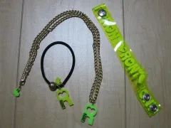 ロニィ roni ロニ ロニー アウトレット 子供服 女の子 フリーサイズ ブレスレット ペンダント ポニー 3点 セット 黄色 黄緑 春 夏 秋 冬 ★3 ガールズ 女児 キッズ ジュニア 【中古】 ユーズド 古着 子ども服 こども