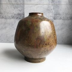 花瓶 花器 フラワーベース 銅 重厚感 高級感